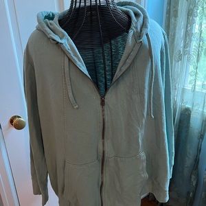 Teal zip up hoodie